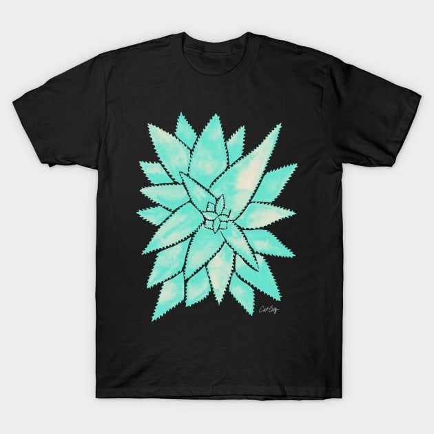 Mint Aloe Vera T-Shirt by CatCoq